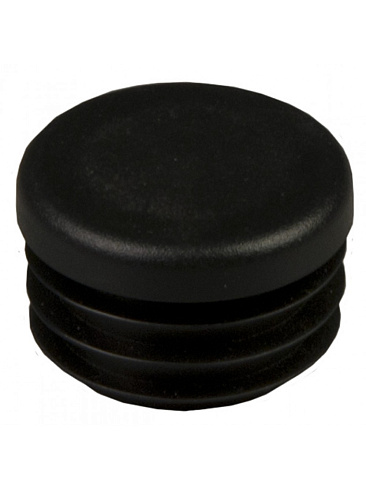 Заглушка для труб круглая черная D 32мм