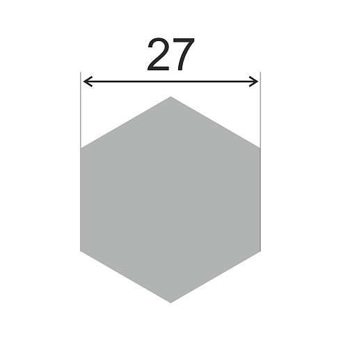 Шестигранник г/к 27 (Сталь сорт констр СТ20)