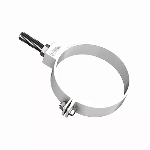 Хомут трубы универсальный L=140мм Белый, Технониколь