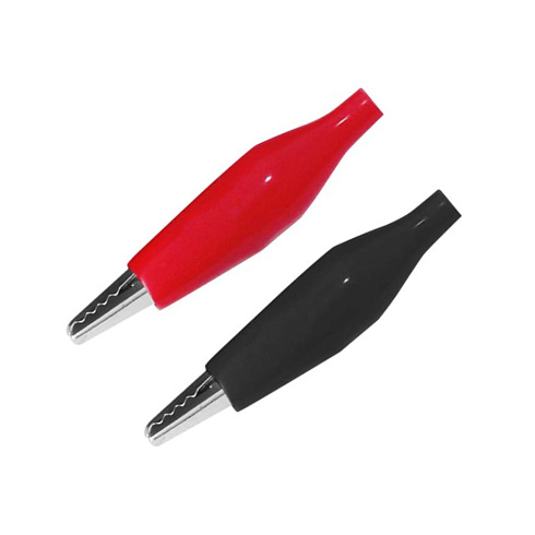 Зажим крокодил ЗКИ 5А 46мм в изоляц красн/черный TDM SQ0541-0018