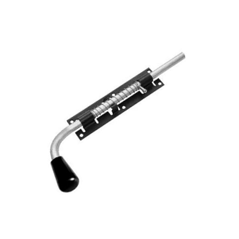 Засов гаражный 300мм черный Домарт 3СП-300 мод2 (с пружиной) (29368)