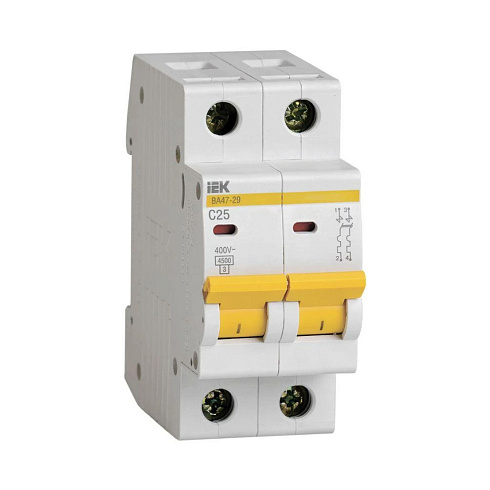 Выкл.авт.мод.2п C 25А ВА 47-29 4,5кА ИЭК