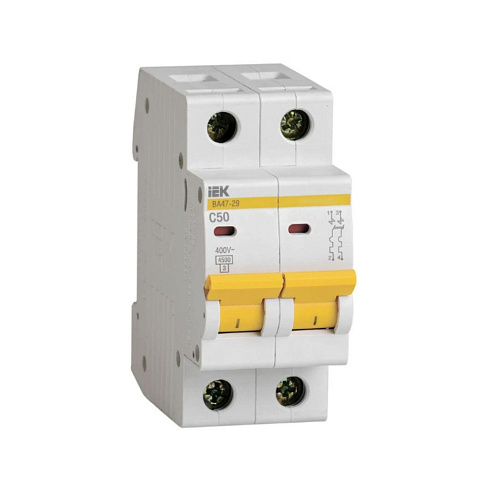 Выкл.авт.мод.2п C 50А ВА 47-29 4,5кА ИЭК