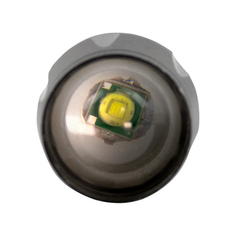 Фонарь светодиод. аккумулят. 1LED+1СОВ IP44, алюминий (9531145)