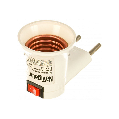 Патрон-переходник с розетки на E27 NLA-S-E27 Navigator 71992