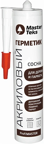 Герметик для древесины "PROFIMASTER" Сосна 290 мл "MASTERTEKS"