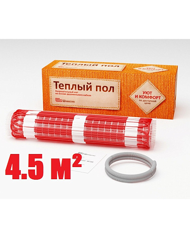 Комплект "Теплый пол" (Мат) WSM 680Вт/4.50кв.м Warmstad 100035657500