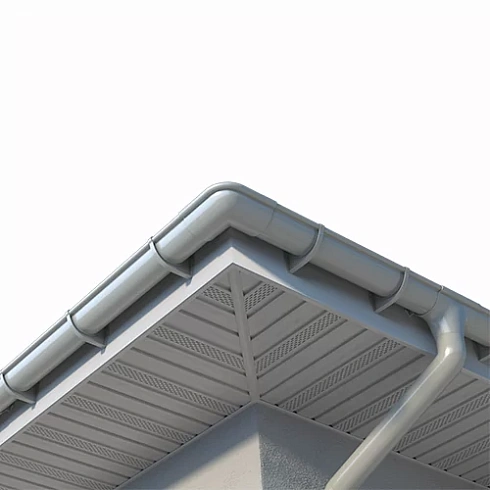 Колено трубы 135° Белое, Технониколь