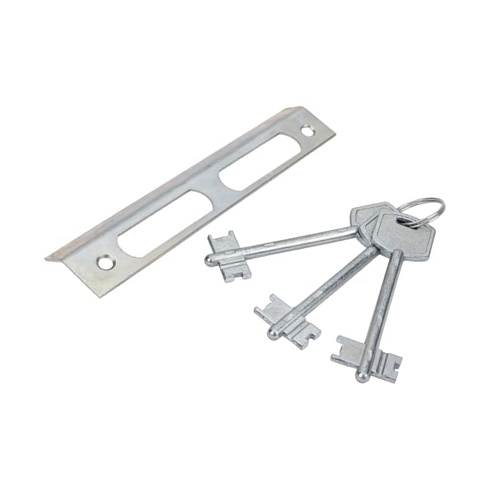 Замок врезной сувальный Avers 3В9-4-1-4 (медь)