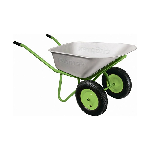 Тачка строительная 90 л 2 колеса "СИБРТЕХ" (232203)