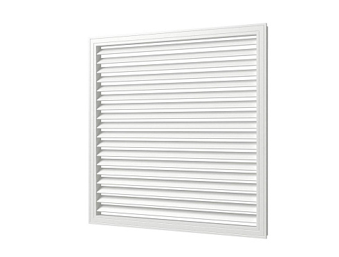 РЕШЕТКА вентиляционная ПВХ 600х600 бел (П6060Р)