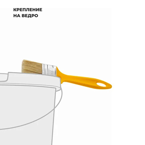 Кисти плоские набор "Эксперт" для эмалей 3шт (25,35,50мм) "Акор" (17225050) (279807)