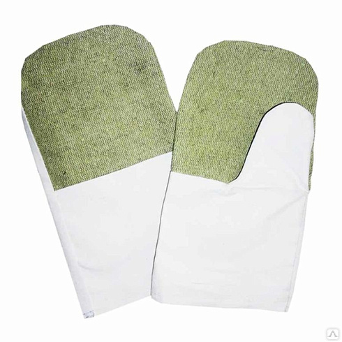 Рукавицы х/б с брезентовым наладонником (5679)