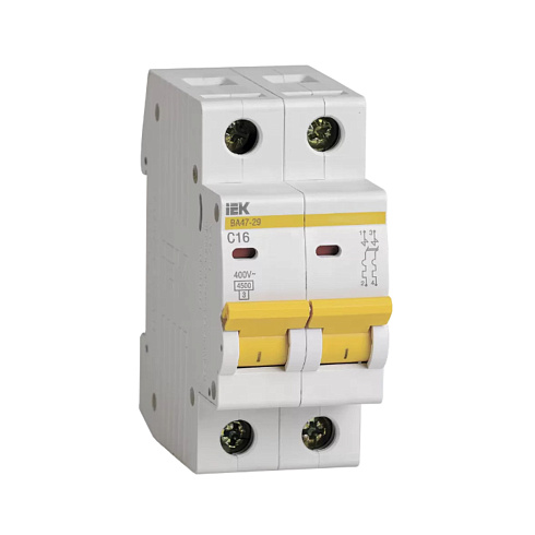 Выкл.авт.мод.2п C 16А ВА 47-29 4,5кА ИЭК
