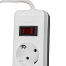 Удл. с сетевым фильтром 5х3м+2USB+1TYPE C, с/з,10A 2500Вт S-GSR5-3 U2C1 White/Grey Uniel UL-00012109