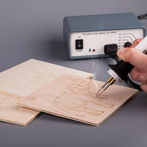 Доска для выжигания Rexant "Тигр" 150х150мм 1шт (12-0903)