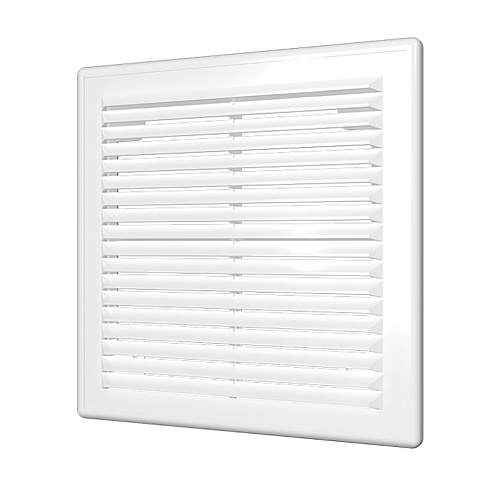 РЕШЕТКА вентиляционная вытяжная АБС 249х249 (2525Р бел.)