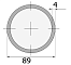Труба эл.сварная  89х4