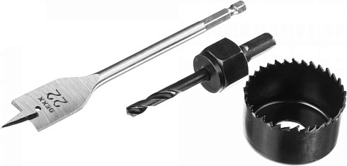 Набор для врезки замков  22мм/48мм "Кедр" 150-064