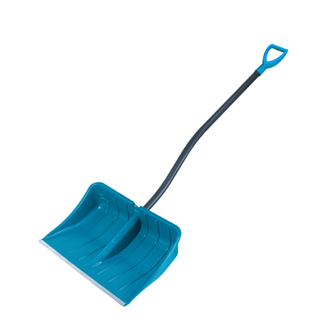 Лопата пласт. 530х360мм стальн/чер., алюм. пласт. с кнопкой "Северянин SKANDI " (8025450)