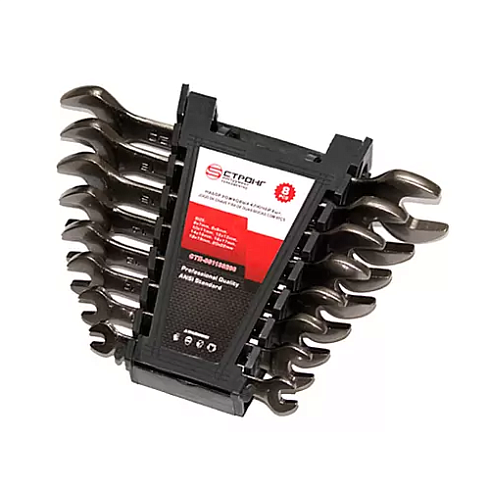 Ключи комб, 6-22мм 8 шт. Cr-V Набор оцинк. (СТП-96708622)