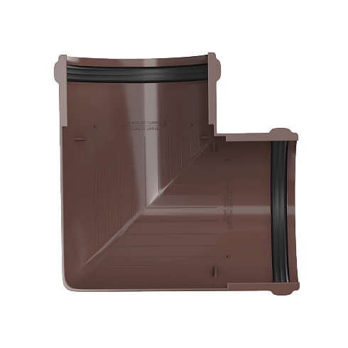 Угол желоба 90° коричневый, Технониколь