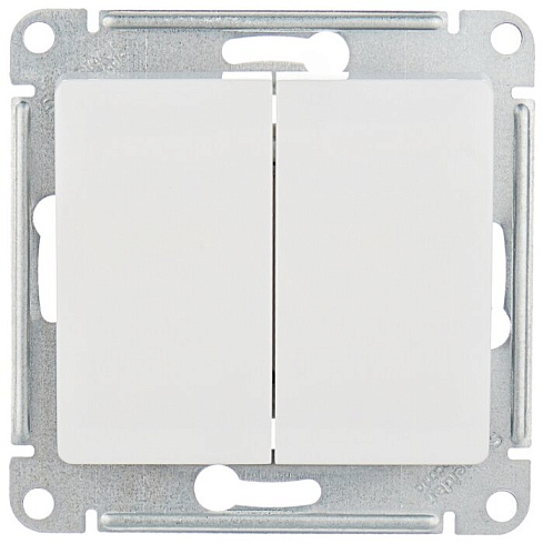 Мех.выключ. 2-кл. СП Glossa 10А IP20 10АХ.баклаж. с подсветкой Sche GSL001153