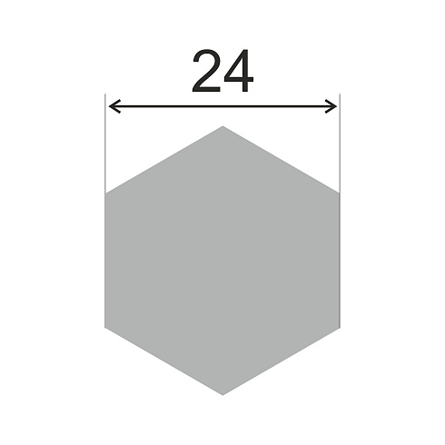 Шестигранник г/к 24 (Сталь сорт констр СТ20)