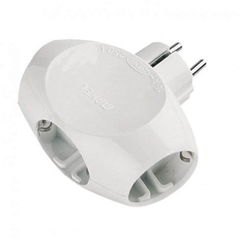 Тройник с/з 16А MAKEL 10015