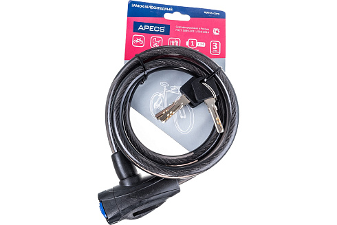 Замок велосипедный Apecs РD-84-100-СМ