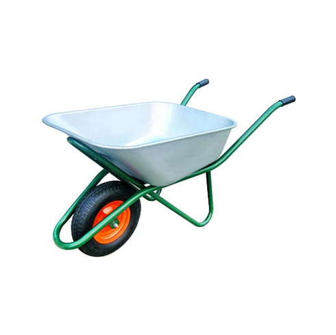 Тачка строительная 110 л 1колесная ПРОФИ (4,80/4,00-8 колесо пневмо 380мм)