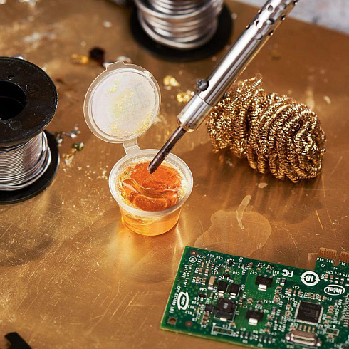 Канифоль для паяльных работ, сосновая 10гр Rexant 09-3709