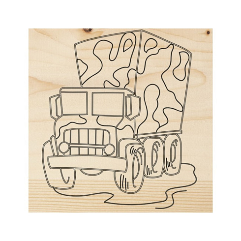 Доска для выжигания TDM "Сказки" 150х150мм 1шт (SQ1025-1203)