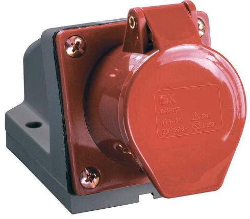 Розетка ОП 32А 3P+PE+N ССИ-125 380В IP44 ИЭК PSR12-032-5