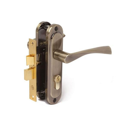 Замок врезной Avers 0823/60-C-АВ (бронза)