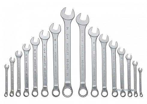 Ключи комб, 8-17мм 6 шт, СS, Набор оцинк. (2735102)