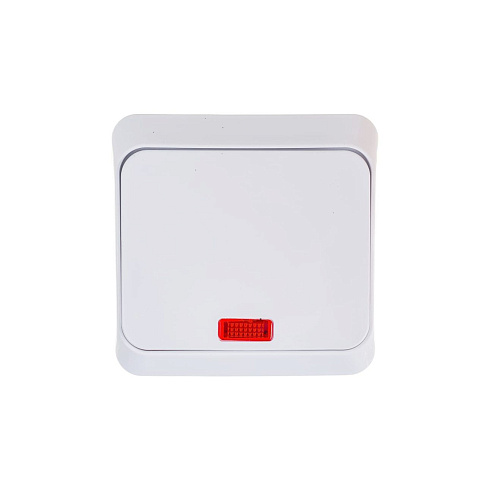 Выкл.1-кл.ОП Этюд 10А с инд.бел.SchE BA10-005b