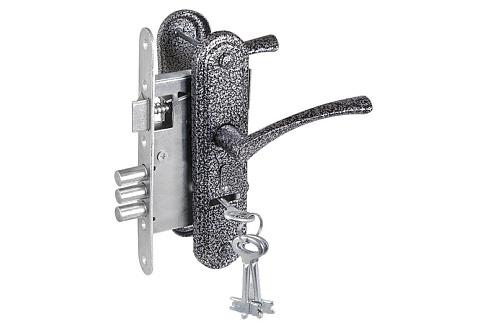 Замок врезной Зенит-ЗВ9-4-2 (серебро)