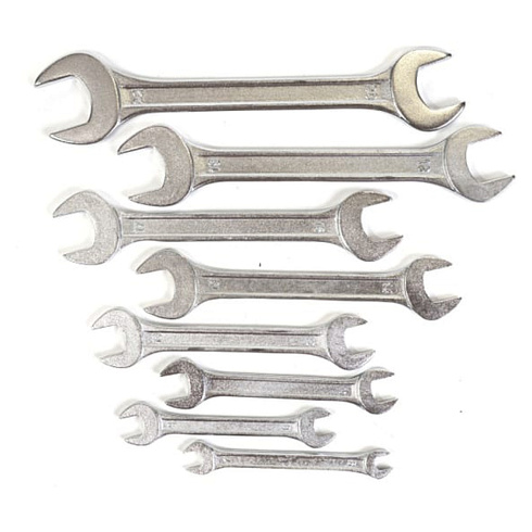 Ключи рожковые, 6-22мм 8 шт, СS, Набор хромир. (2731306)