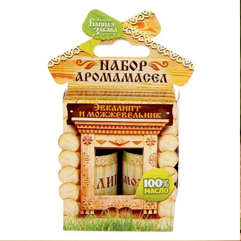 Масло эфирное набор 2шт по 15мл "Экалипт, можжевельник" (1320305)
