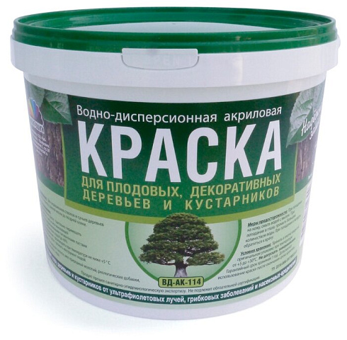 Краска в/д для садовых деревьев акриловая 1,5 кг "Магия Радуги"