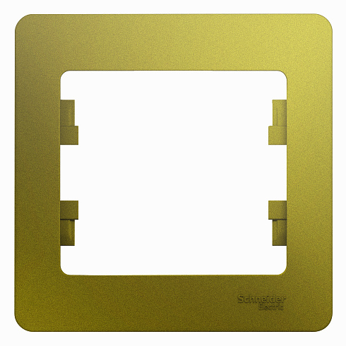 Рамка 1-м Glossa фисташк.Sche GSL001001