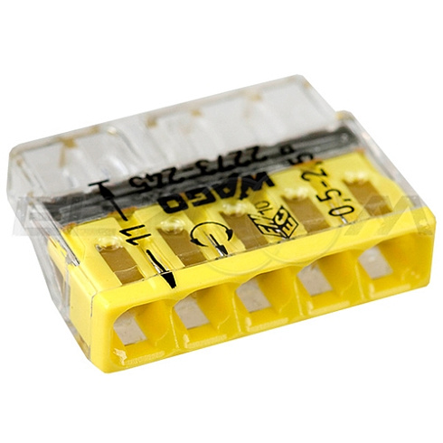 Клемма WAGO 5*(0,5-2,5) 2273-245