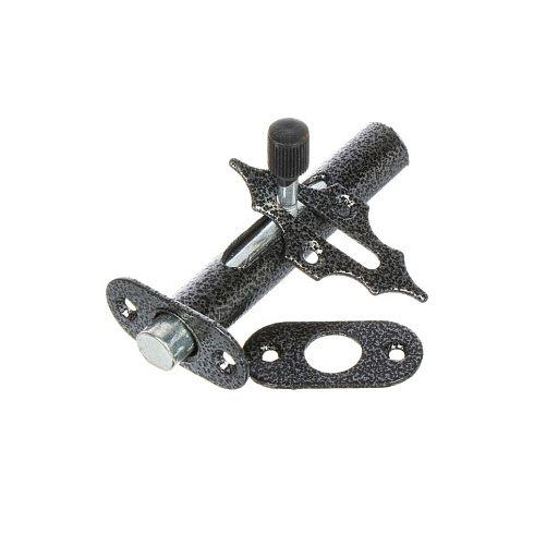 Засов врезной "Делга" серебро