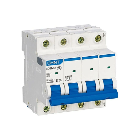 Выкл.авт.мод.4п C  32А 4,5кА NXB-63S CHINT  296908