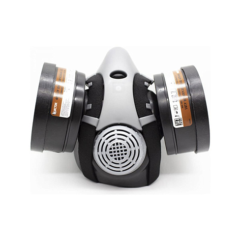 Респиратор "Исток"-400 ПРО с двумя сменными фильтрами А1В1Р1 (237240)