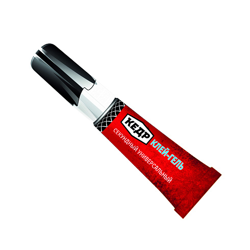 Клей секундный универсальный гель"Кедр" 3гр (246389)