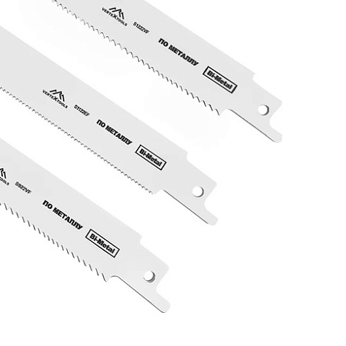 Полотна для сабельной электроножовки 3 предм Vertextools (НП-150-200-300)