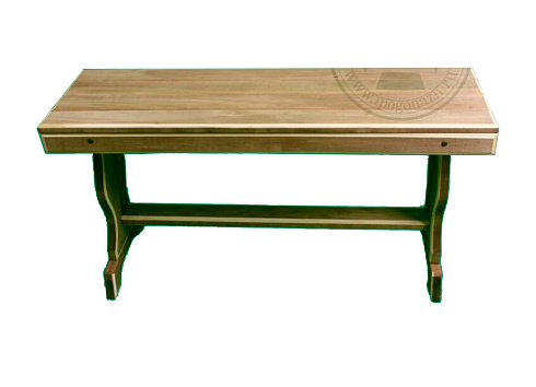 Лавка изящная 900мм тонированная
