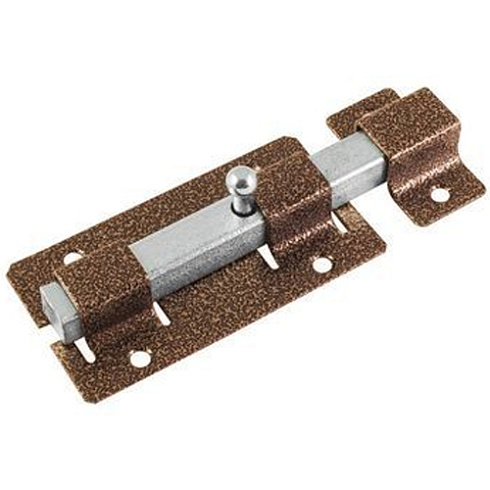 Задвижка дверная ЗД-06 пол.медь м070801